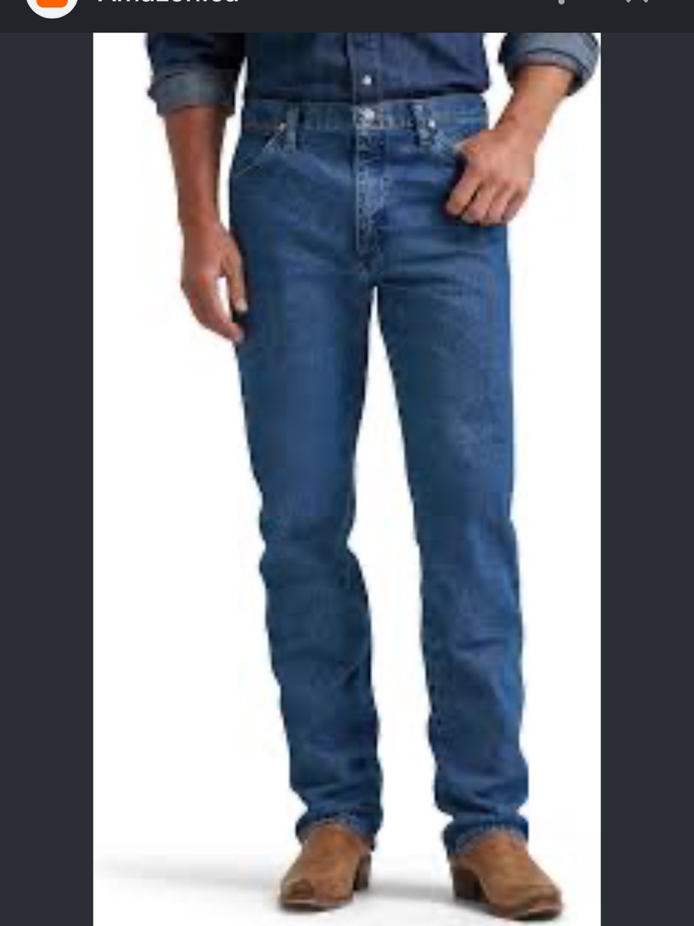Wrangler men’s 34x30 straight leg cowboy cut Classic Men's Blue Denim Jeans EUC